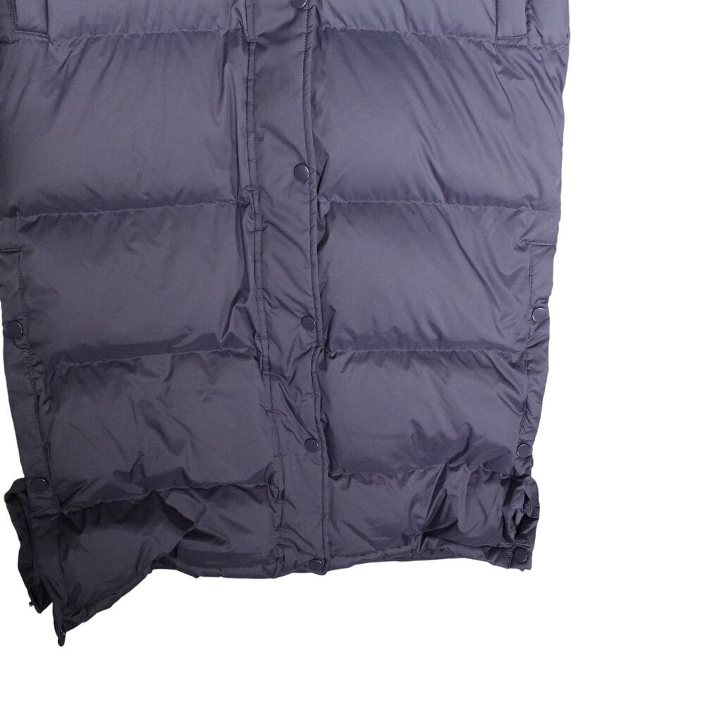 NWOT Quince Women's Small Responsible Down Long Puffer Coat Storm Blue Preppy - Picture 6 of 11